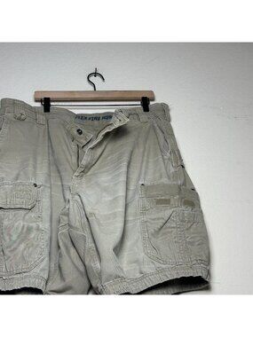 Duluth Cargo Men 42 Shorts Distressed Durable Relaxed Workwear Utility Baggy